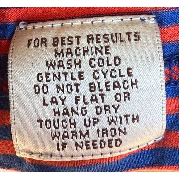 Peter Millar Men's Red & Blue Striped Polo Short Sleeve Golf Shirt Size Medium - Picture 6 of 6